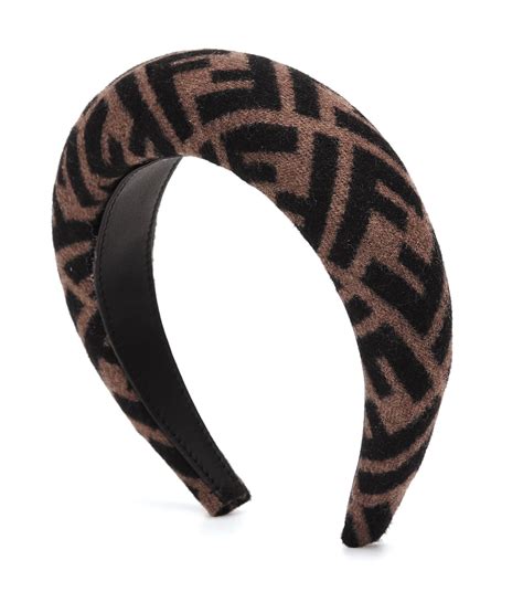 fendi wool headband.